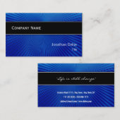 Carte de visite professionnel élégant chic (Devant / Derrière)