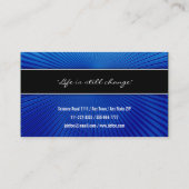 Carte de visite professionnel élégant chic (Dos)