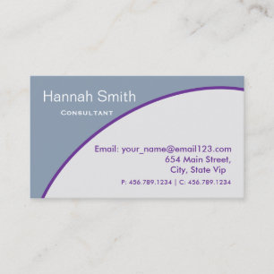 Carte De Visite Professionnel Élégant Consultant moderne