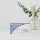 Carte De Visite Professionnel Élégant Consultant moderne (Debout devant)