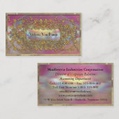 Carte De Visite Professionnel élégant d'Adlamchelle Vivian (Devant / Derrière)