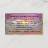 Carte De Visite Professionnel élégant d'Adlamchelle Vivian (Dos)