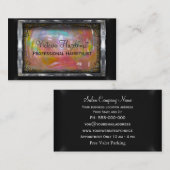 Carte De Visite Professionnel élégant d'Auntielosa 3,5" x 2,0" (Devant / Derrière)