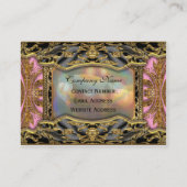 Carte de visite professionnel élégant de (Dos)