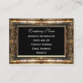 Carte de visite professionnel élégant de (Dos)