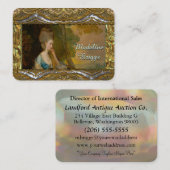 Carte De Visite Professionnel élégant de attente de perle (Devant / Derrière)