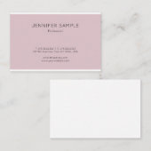 Carte De Visite Professionnel élégant de conception moderne de (Devant / Derrière)