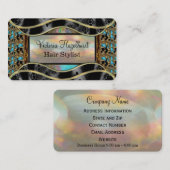 Carte De Visite Professionnel élégant de damassé de Shyvee 2" (Devant / Derrière)