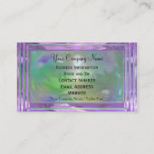 Carte De Visite Professionnel Élégant de la passion privée (Dos)