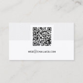 Carte De Visite Professionnel élégant de l'informaticien de code (Dos)