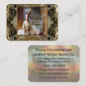 Carte De Visite Professionnel élégant de Marie Antoinette (Devant / Derrière)