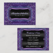 Carte De Visite Professionnel élégant de perle de Jantelle Platz (Devant / Derrière)