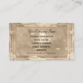 Carte De Visite Professionnel élégant de perle de Janyet (Dos)