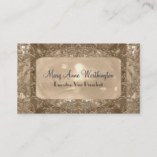 Carte De Visite Professionnel élégant de perle de Janyet (Devant)