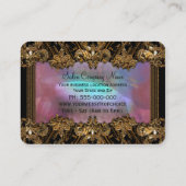 Carte De Visite Professionnel élégant de salon de soins (Dos)