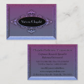 Carte De Visite Professionnel élégant de Valiensphire André (Devant / Derrière)