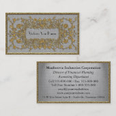 Carte De Visite Professionnel élégant d'hiver d'Adlamchelle (Devant / Derrière)