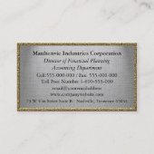 Carte De Visite Professionnel élégant d'hiver d'Adlamchelle (Dos)