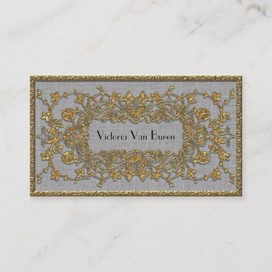 Carte De Visite Professionnel élégant d'hiver d'Adlamchelle (Devant)