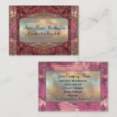 Carte De Visite Professionnel élégant du pétale 3,5 de Delancey (Devant / Derrière)