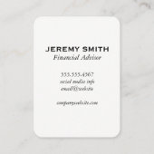 Carte De Visite Professionnel élégant / Lion (Dos)