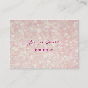 Carte De Visite Professionnel élégant luxe parties scintillant de 