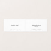 Carte De Visite Professionnel Élégant Nettoyant Moderne Minimalist (Intérieur déplié)