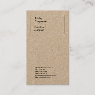 Carte De Visite Professionnel élégant simple minimaliste moderne