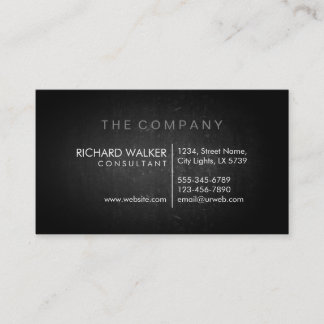 Carte De Visite Professionnel élégant subtil tableau de bord moder