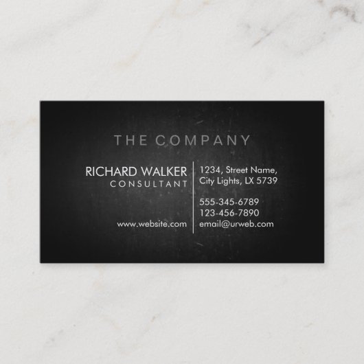 Carte De Visite Professionnel élégant subtil tableau de bord moder (Devant)