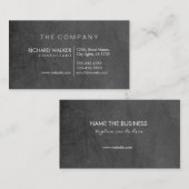 Carte De Visite Professionnel élégant subtil tableau de bord moder (Devant / Derrière)