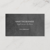 Carte De Visite Professionnel élégant subtil tableau de bord moder (Dos)