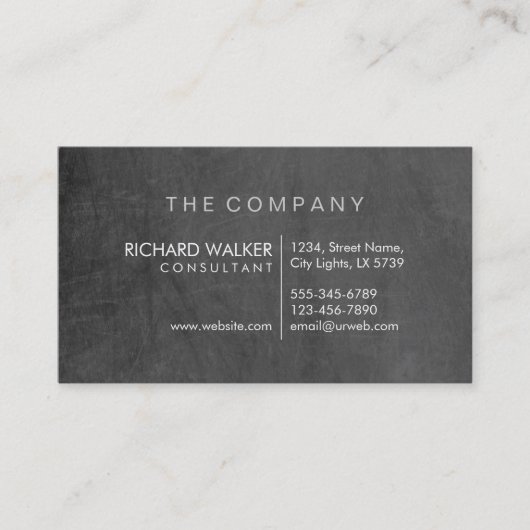 Carte De Visite Professionnel élégant subtil tableau de bord moder (Devant)