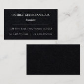 Carte de visite professionnel en droit humain (Devant / Derrière)