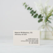 Carte de visite professionnel en droit nostalgique (Debout devant)