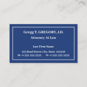 Carte de visite professionnel en droit nostalgique