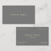 Carte De Visite Professionnel en soie de la meilleure qualité (Devant / Derrière)