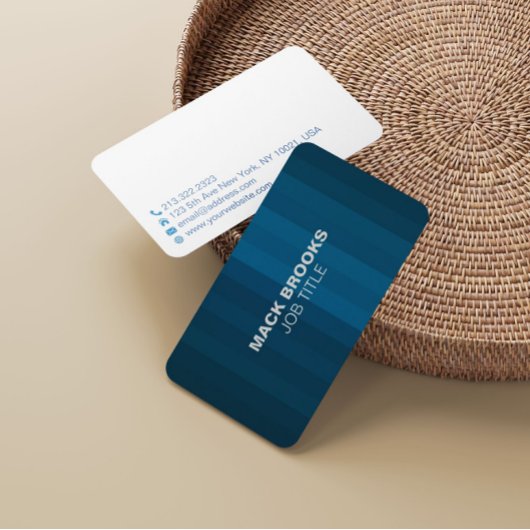 Carte De Visite Professionnel Entreprise Simple Élégant