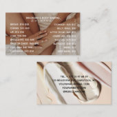 Carte De Visite Professionnel et Chic pour brésilien et cirage cor (Devant / Derrière)