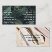 Carte De Visite Professionnel et Chic pour brésilien et cirage cor (Devant / Derrière)