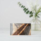 Carte De Visite Professionnel et Chic pour brésilien et cirage cor (Debout devant)