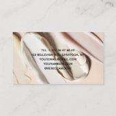 Carte De Visite Professionnel et Chic pour brésilien et cirage cor (Dos)