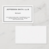 Carte de visite professionnel et minimisé de (Devant / Derrière)