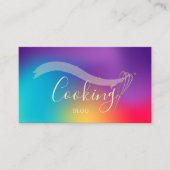 Carte De Visite Professionnel, Etoiles d'or, Whisk, Holographie de (Devant)