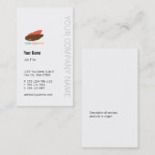 Carte De Visite Professionnel fait sur commande moderne de logo (Devant / Derrière)