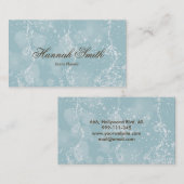 Carte De Visite Professionnel faux glamour moderne élégant plaine  (Devant / Derrière)