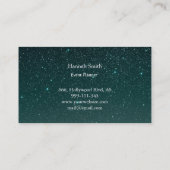 Carte De Visite Professionnel faux glamour moderne élégant plaine (Dos)