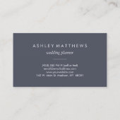 Carte De Visite Professionnel floral de motif de tulipes (Dos)