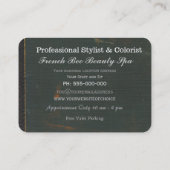 Carte De Visite Professionnel français de no. 6 d'abeille (Dos)