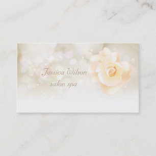 Carte De Visite Professionnel glamour élégant rose de livre